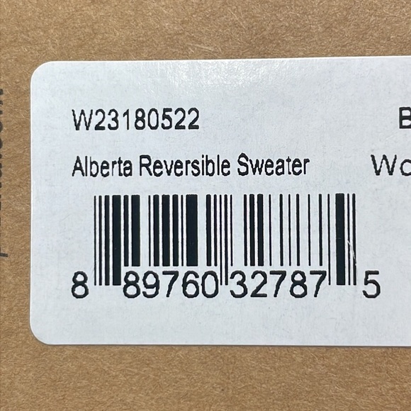 NWT prAna Alberta Reversible Sweater - Women's XL - Picture 7 of 7